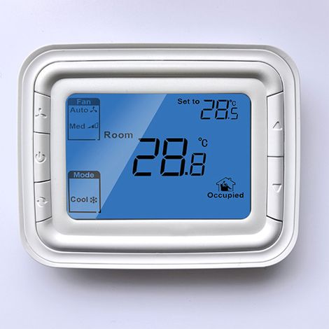 Thermostat numérique LCD T6861 – Contrôle ventilateur et température – 2/4 commandes