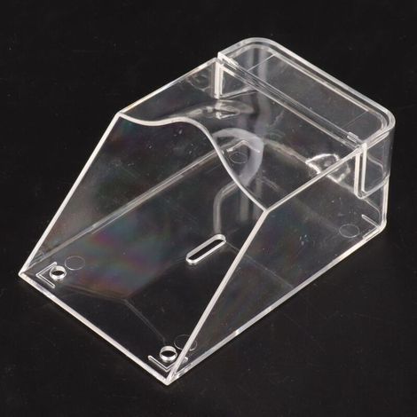 Copertura antipioggia in plastica per campanello, copertura impermeabile per serratura di controllo accessi con controllo delle impronte digitali per CACAZI..