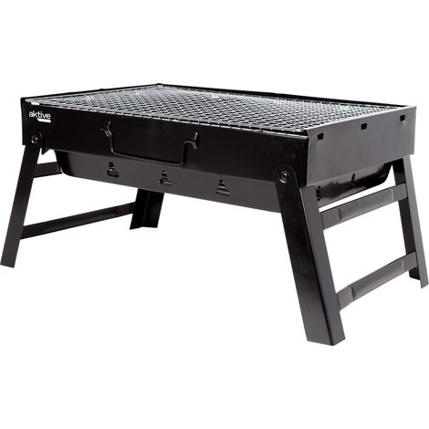 Barbacoa aktive portable foldable plegable acero 50x30 cm (1/5)