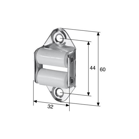 Rodillo bloqueur puerta 172000 Galv.