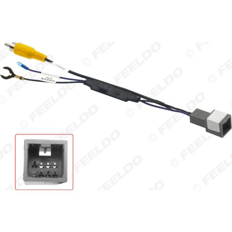 Compatible avec le câble de caméra de recul Mitsubishi XPander, le câble de conversion pour caméra de recul et l'adaptateur de câble de caméra avec réduction de tension.