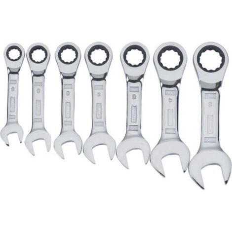 Dewalt Juego de 7 llaves de carraca metálicas ergonómicas (1/2)