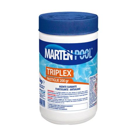 MULTIAZIONE X PISCINA PASTIGLIE MARTEN - KG 1=5XGR 200- 3 pezzi