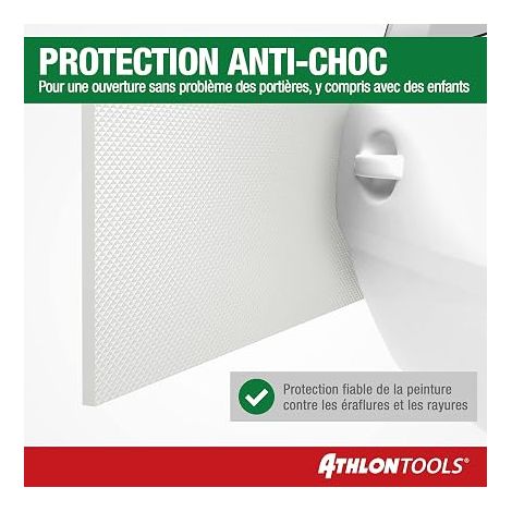 Mousse Protection Garage Protège Portière Voiture 9mm Blanc (1/4)