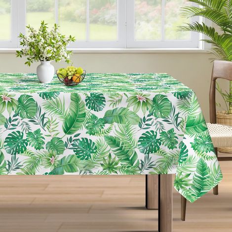 Nappe en Toile cirée rectangulaire Taille 140 x 180 cm Style, durabilité et Facile d'entretien pour Votre Table - Nappe en Toile cirée (1/4)
