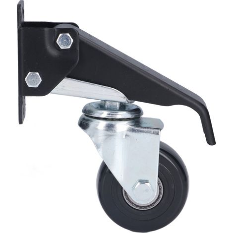 65-mm-Polypropylen-Lenkrollen, geräuschlose Montagehalterungen für Möbel, 360°-Drehung ohne Geräusche. (1/5)