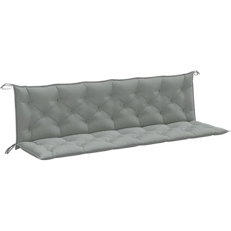 Maison Exclusive - Gartenbank-Auflagen 2 Stk. Melange Hellgrau 20