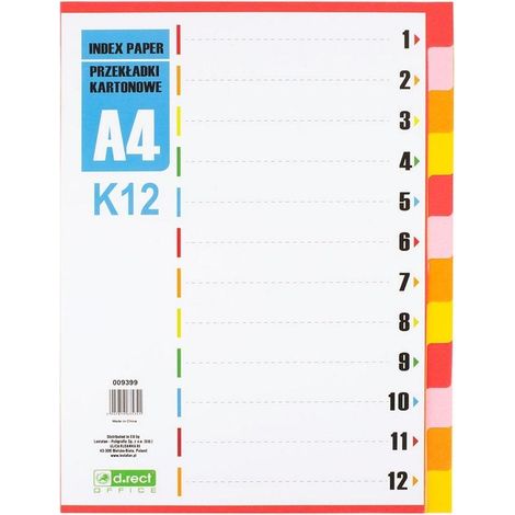 Papptrenner 1-12 K12 D.rect