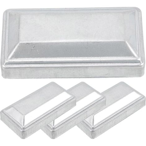 pièces de capuchons de poteau décoratifs pour poteaux de clôture, capuchons de rechange rectangulaires pour poteaux - FS -