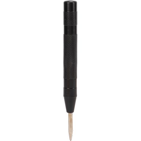 Pointeau automatique à haute dureté, brise-vitre avec tension réglable et structure en acier, positionneur de centrage noir. (1/5)