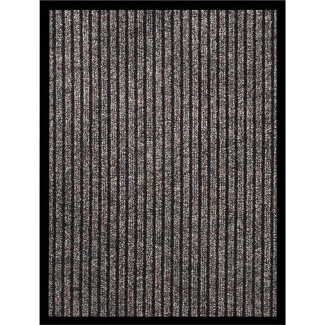 Zerbino a righe interno esterno 40 x 60 cm comfort antiscivolo stile contemporaneo in polipropilene beige 020046795