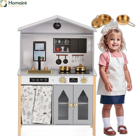 Kleiderschrank aus MDF grau 60 x 28.5 x 92 cm HOMAIRE (1/5)