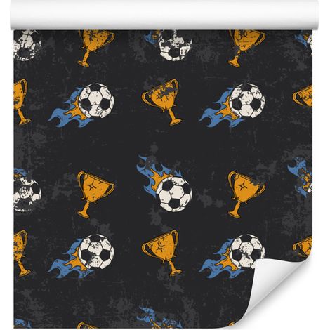 Papel pintado deportivo de fútbol para salón y dormitorio, 50x1000 cm. (1/5)