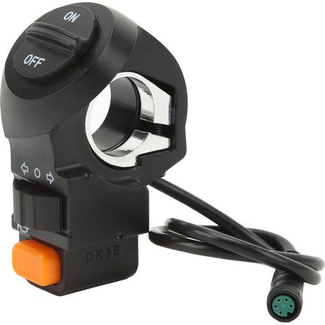 Lichtschalter für E-Bikes, Lenkerschalter für Motorräder, universelle Lenkerschalter, wasserdichter Drehschalter, Ein-/Ausschalter (1/5)