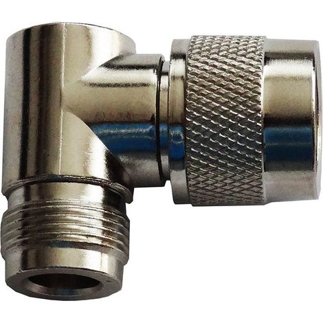 Adaptateur d'antenne coudé N fiche/prise N (1/3)