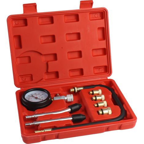 Tester di compressione del cilindro del motore ACOGEDO, manometro della pressione del cilindro, strumento automobilistico per la maggior parte dei modelli di auto con motori, regola la tua auto per ra