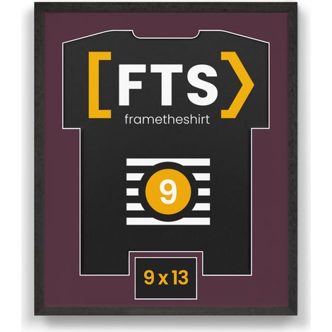 Un cadre à pince pour maillot de sport avec une fenêtre - avec un emplacement pour un autographe (1/5)
