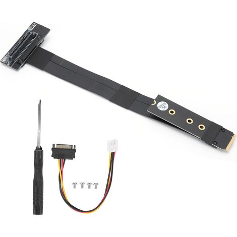 Câble Riser SFF‑8639 vers M.2 Key Extension Ruban Adaptateur pour Ordinateur (1/5)