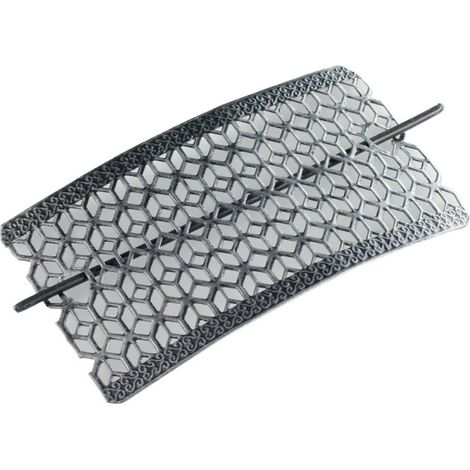 Embrasse de Rideau Broche "Ruchea" 17cm Noir (1/4)