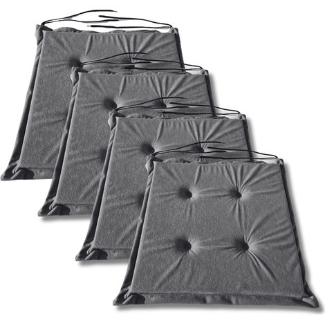 Cuscini per sedia 40x40x3 cm 1008 - set da 4 (1/5)
