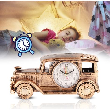 Klassischer Vintage-Autowecker mit Multifunktionsalarm - Elegantes Geschenk (Bronze) (1/5)