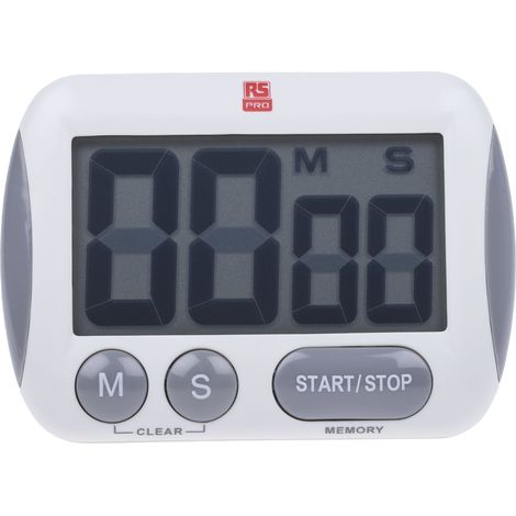 Minuteur de bureau numérique sur Piles RS PRO ( Prix pour 1 )