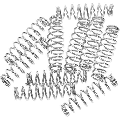 10 ressorts de compression en acier inoxydable argenté pour sécateurs, accessoires de jardinage polyvalents, compatibles et performants pour Spring Pig (1/5)