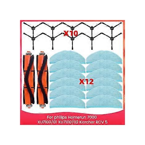 Für Homerun 7000 Serie XU7100/01, Hauptwalzen-Seitenbürste