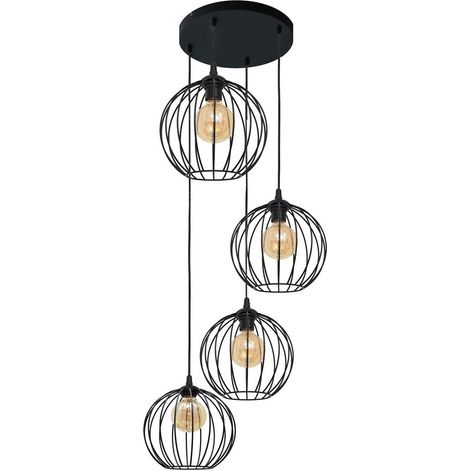 Helam MERCURE Cluster Pendelleuchte Schwarz 40cm (1/2)