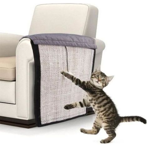 Griffoir en Sisal pour Chat Tapis de Protection pour Canapé, Grattoir pour Chat 117×29cm (1/4)