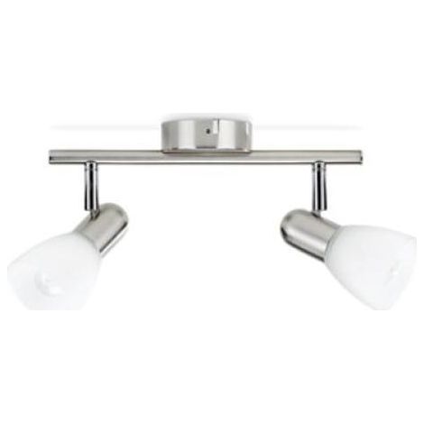 2-flammiger philips burlap metallstrahler e14 ip20 nickel sockel - 5023217e7