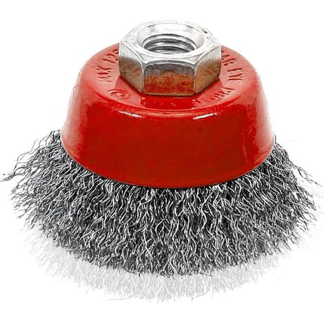 Brosse metal coupe de 65 mm fils ondules (1/3)