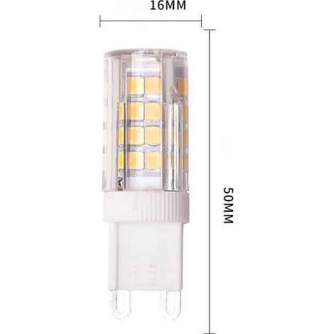 6er-Pack dimmbare G9-LED-Lampen, 5 W, 220 V, entspricht 40 W Halogenlampe, perfekt (1/5)