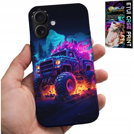 Custodia per iPhone 16 Plus - motivo monster truck mega truck (1/5)