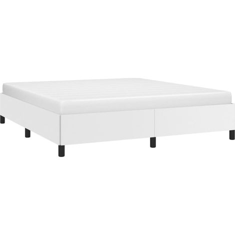 Giroletto Bianco 160x200 cm in Similpelle vidaXL