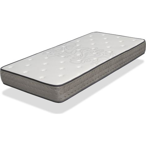 Colchon 80X160 BORDEAUX Altura 25 CM Muelles ensacados,Espuma HR transpirable
