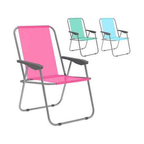 Marbueno Klappstuhl Stahl passend für Strand und Pool 59X51X75 cm 10354 (1/5)