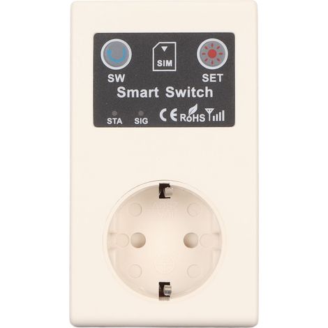 Intelligente 16-A-Steckdose mit App-Steuerung für Pumpen, Router und Haushaltsgeräte, EU-Stecker 110–250 V (1/5)