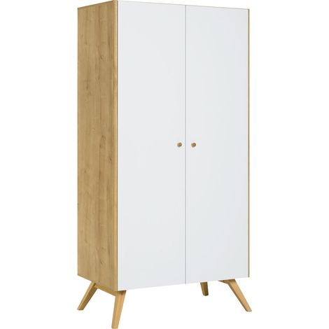 Schrank mit 2 Türen, Weiß, 207.5cm