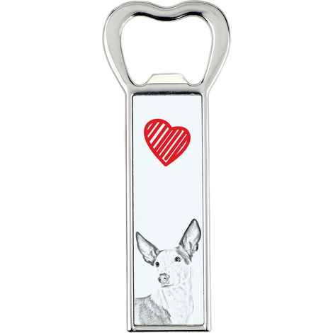 Levriero di Ibiza, Podenco Ibicenco - apribottiglie con cane, apri frigo personalizzato, regalo unico per uomo di Art-Dog (1/5)