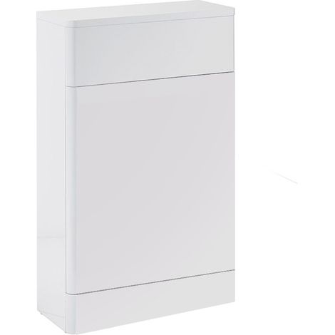 Orbit Eve Back to Wall WC Toilet Unit 500mm Wide - White Gloss (1/2)
