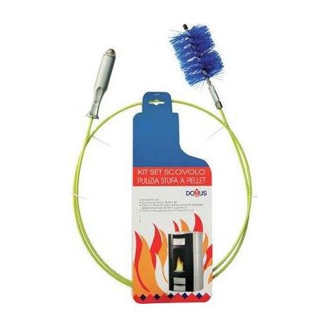 SCOVOLO KIT PULIZIA STUFA PELLET DOMUS