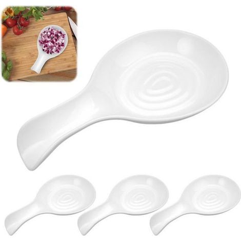 Support Cuillère Cuisine - Résistant à la Chaleur - Pour Comptoir et Plan de Travail - 4 Pièces (1/5)