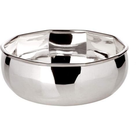 Bol décoratif Ten Ø 10 cm, H 4 cm, laiton argenté (1/5)