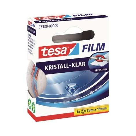 tesa Klebefilm tesafilm kristall- klar 57330-00000 19mmx33m (1/5)