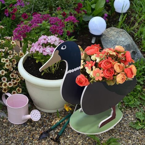 Pot de fleurs animal à faire soi-même, style dessin animé, pour plantes grasses de bureau, décoration de jardin. Bricolage (1/5)