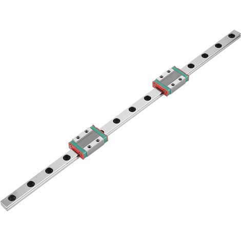 MGN9B 300 mm Linearführungsschiene, 9 mm breit, mit zwei MGN9B Schienenblöcken (1/5)