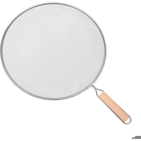 Écran Anti Éclaboussures - Cuisinière Friture - Treillis Acier Inoxydable - Pour Poêle 29 cm - Protection Huile Graisse - 1 Pièce (1/5)