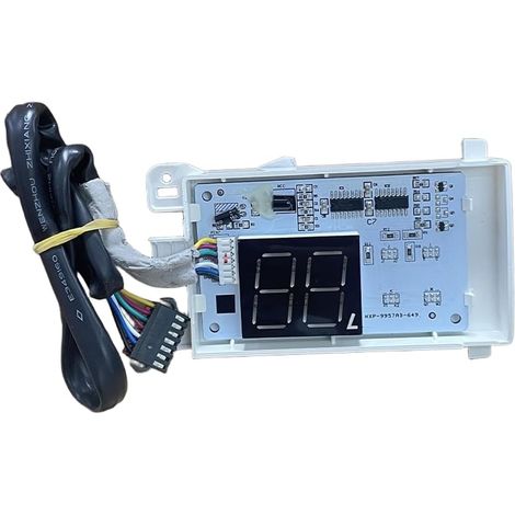 Panneau récepteur à distance LC AUX010 pour unités murales en chêne de 1 à 1,5 HP – Capteur infrarouge Affichage de la température ABS blanc 24 x 16 cm (1/5)