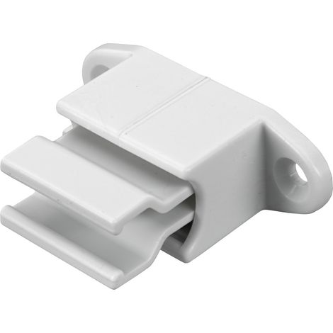 Hettich Klemmhalter für Kurbelstangen Ø 15 mm weiß Wandhaken